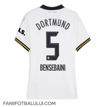 Borussia Dortmund Ramy Bensebaini #5 Tricou Fotbal Replică 2024-25 Femei Treilea